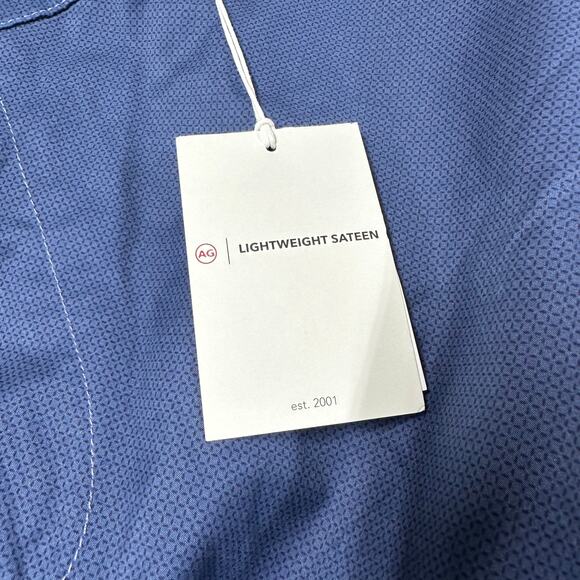 AG Adriano Goldschmied NWT Wanderer Slim Short Geometric Print Blue Men's 42 - Picture 5 of 10